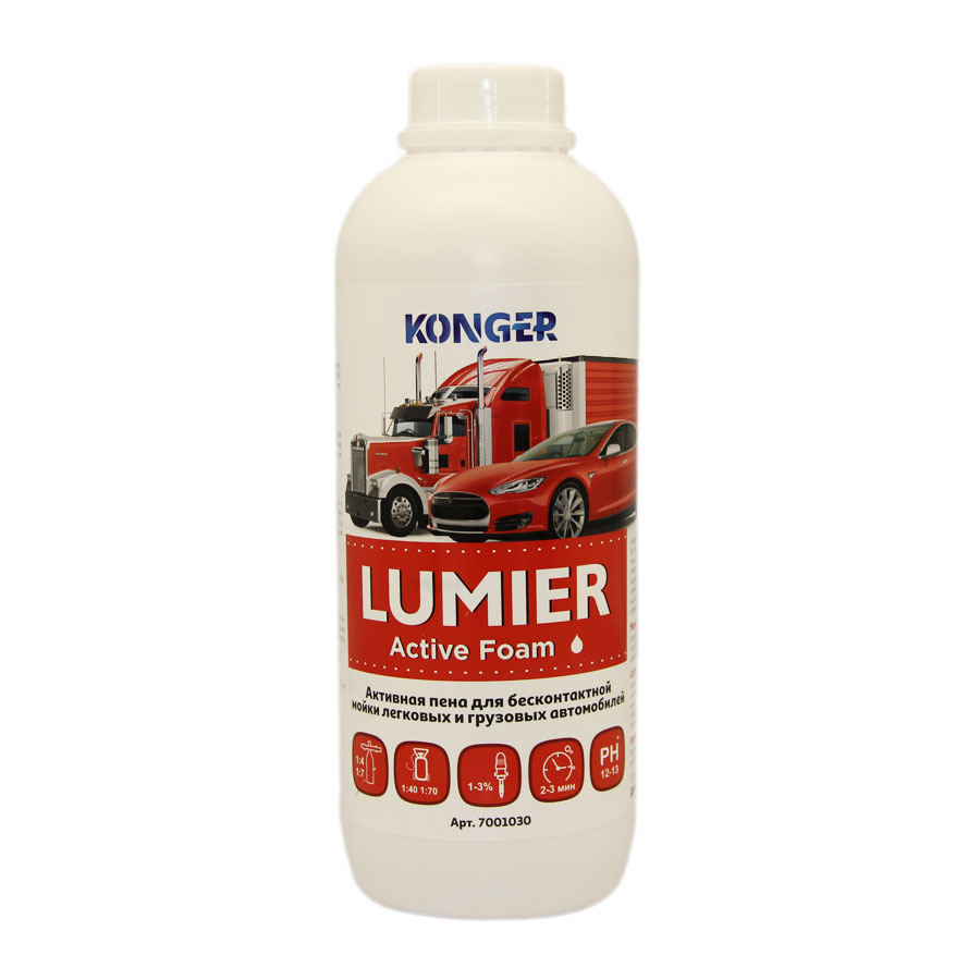 пена для мойки автомобиля KONGER LUMIER 1 lt 730₽