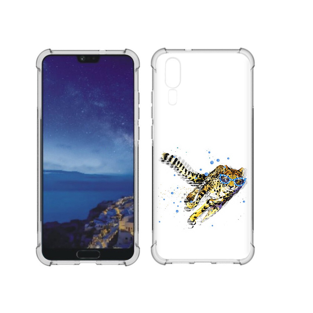 

Чехол MyPads Tocco для Huawei P20 гепард в очках (PT108006.52.287), Прозрачный, Tocco