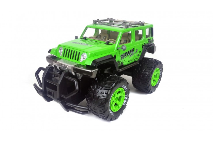 Радиоуправляемая машинка внедорожник Jeep Wrangler Hurricane Wineya W3809-Green