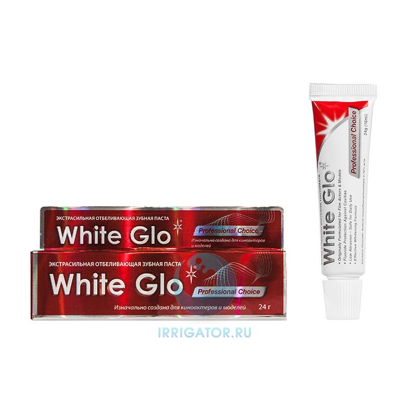 фото Зубная паста white glo отбеливающая экстрасильная, 24 г