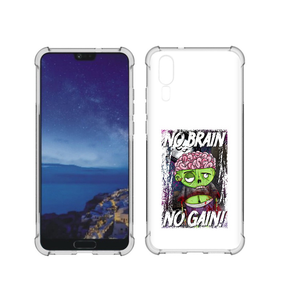 

Чехол MyPads Tocco для Huawei P20 глупый зомби (PT108006.52.289), Прозрачный, Tocco