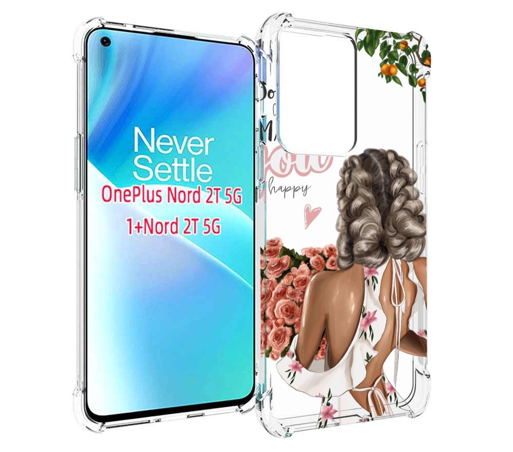 

Чехол MyPads Мелочи-делают-тебя-счастливой для OnePlus Nord 2T, Прозрачный, Tocco