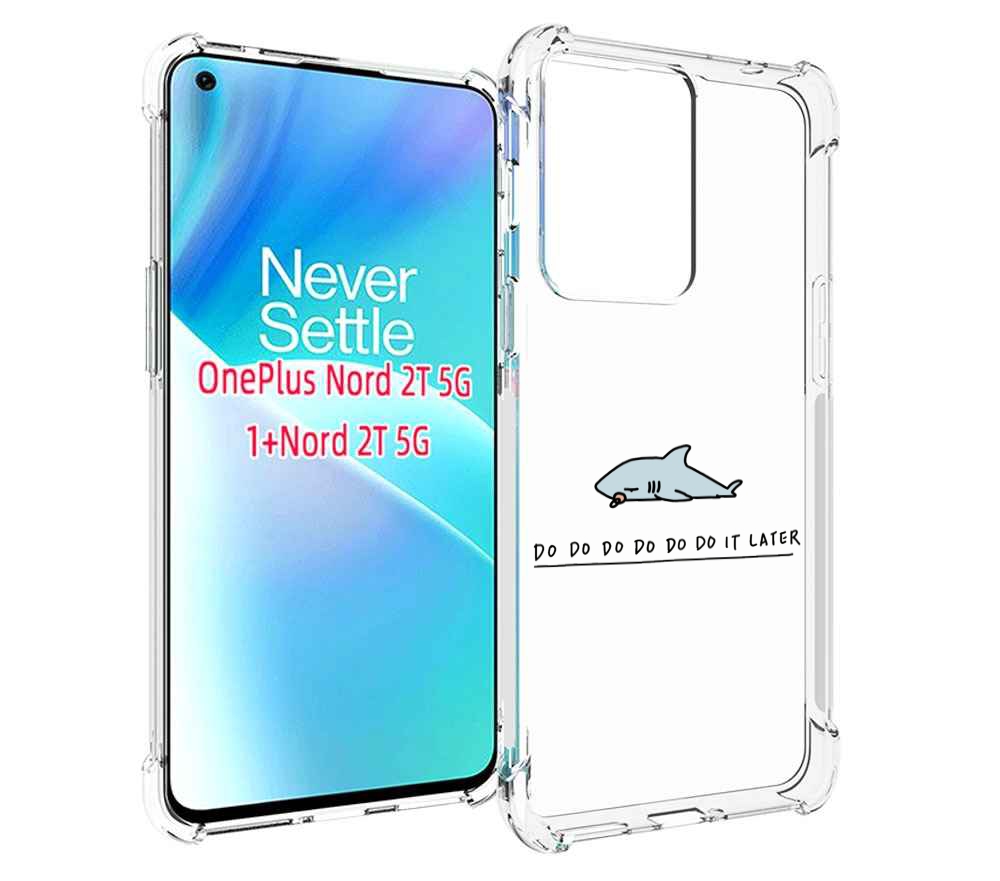 

Чехол MyPads Мини-акула для OnePlus Nord 2T, Прозрачный, Tocco
