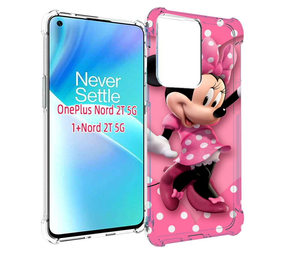 

Чехол MyPads Минни-Маус-в-сердце женский для OnePlus Nord 2T, Прозрачный, Tocco