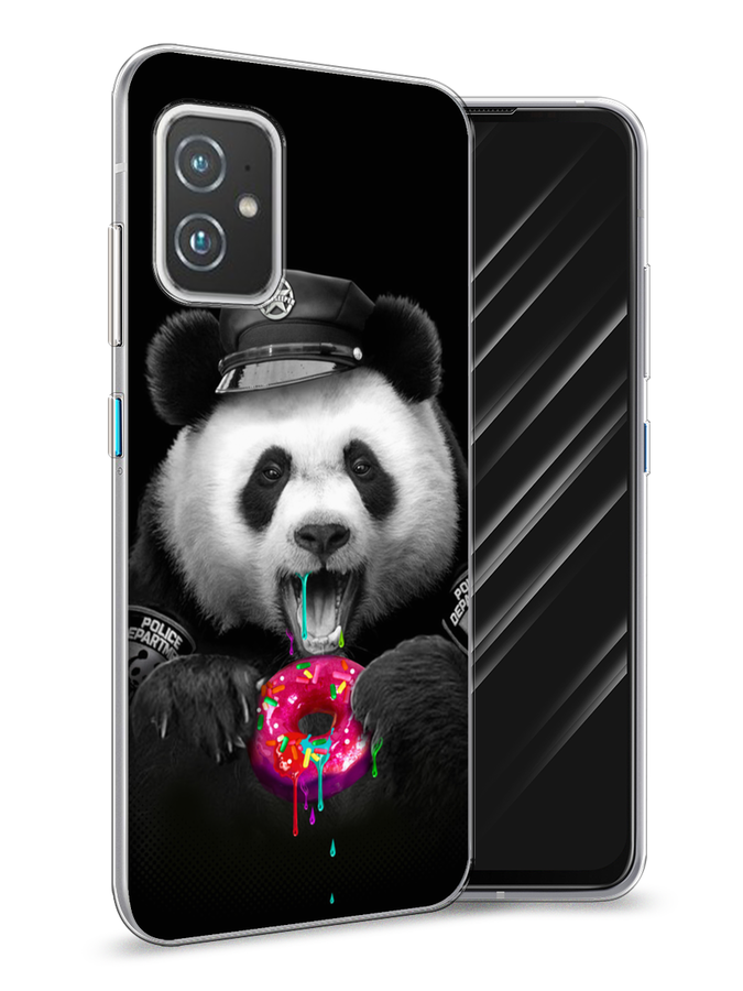 

Чехол Awog на Asus ZenFone 8 "Панда police", Черный;белый;розовый, 44450-2
