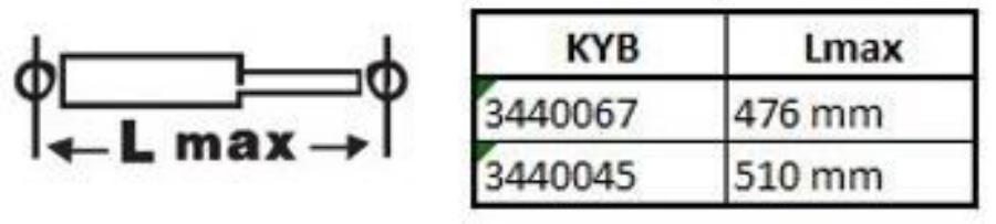 

Амортизатор подвески KYB 3440045