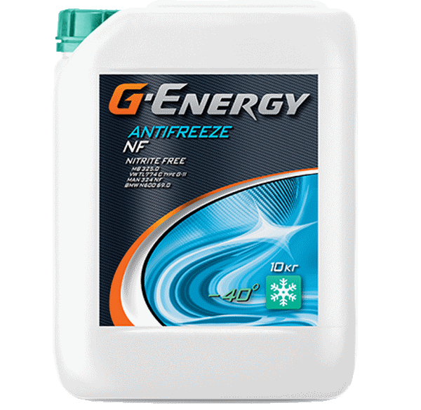 фото Антифриз g-energy antifreeze nf сине-зелёный готовый антифриз 10кг 2422210120 gazpromneft