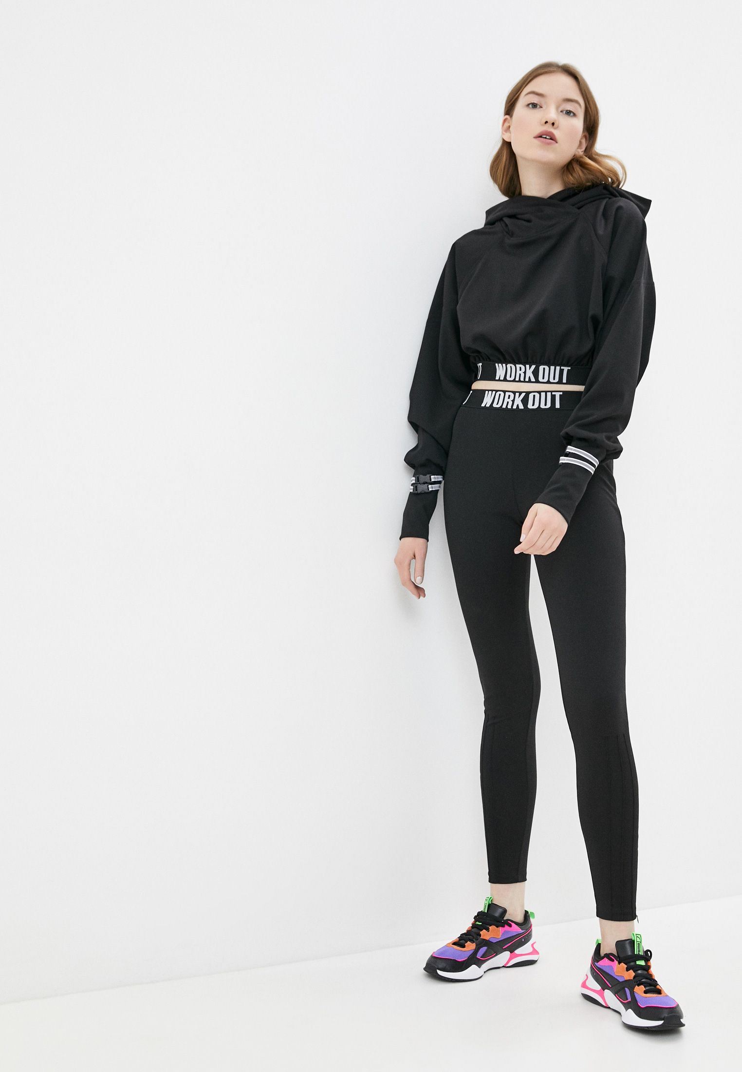 

Костюм женский MALAEVA Z-SS0881 черный S/M, Z-SS0881