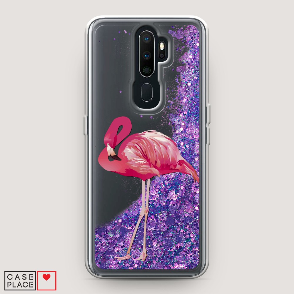

Чехол Awog на Oppo A5/A9 2020 "Застенчивый фламинго", Разноцветный, 251992-1