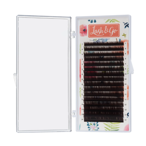 

Ресницы Lash&Go Эспрессо 16 линий C 0,10 5-9 мм, Коричневый