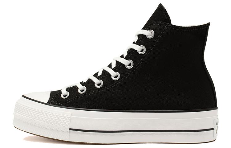 

Кеды унисекс Converse All Star Get Tubed ChuckTaylor Canvas Platform High Top черные 35 EU, Черный, All Star Get Tubed Chuck Taylor Canvas Platform High Top