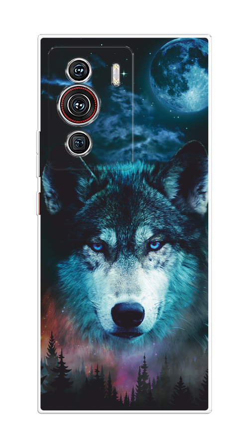 

Чехол на ZTE Nubia Z40 Pro "Лунный волк", Бирюзовый;розовый;синий, 135850-1