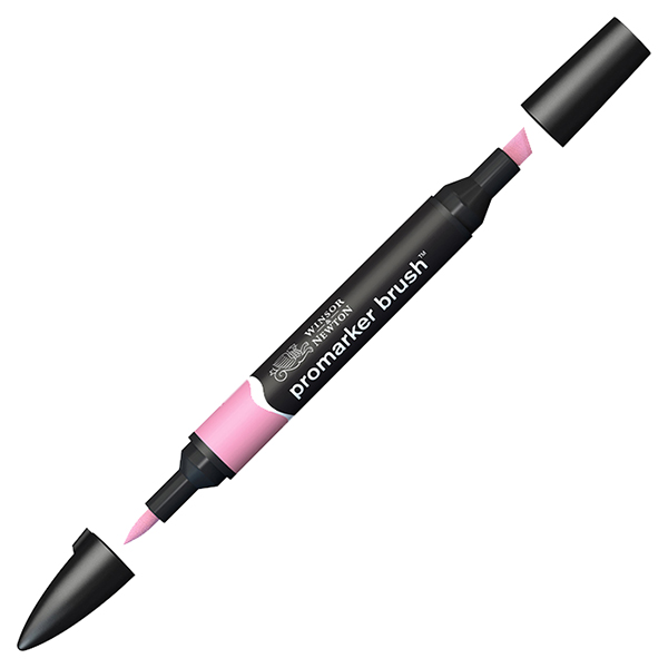 Маркер спиртовой Winsor&Newton Brushmarker M727 розовый