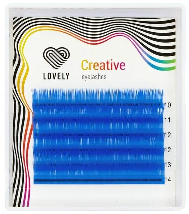 

Лазурные Lovely мини 6 линий С+, 0.07, 7-11, 4627154593880