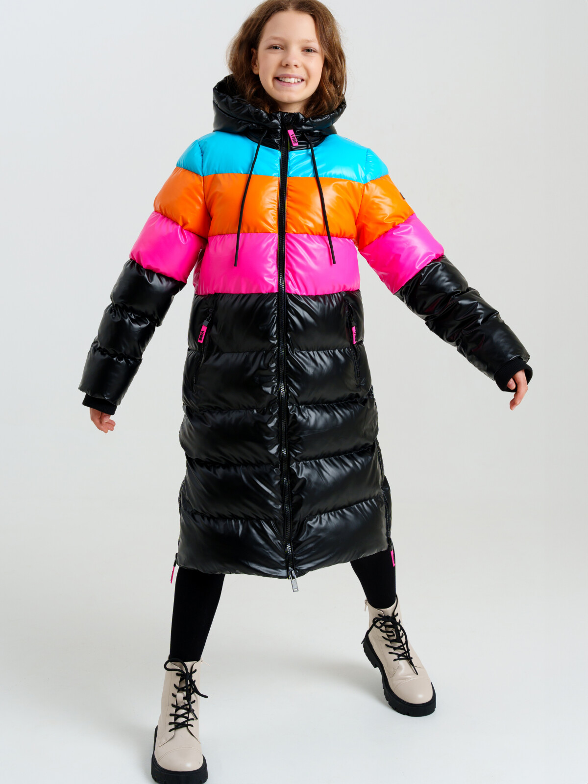 

Пальто детское PlayToday 32421285, разноцветный, 128, 32421285