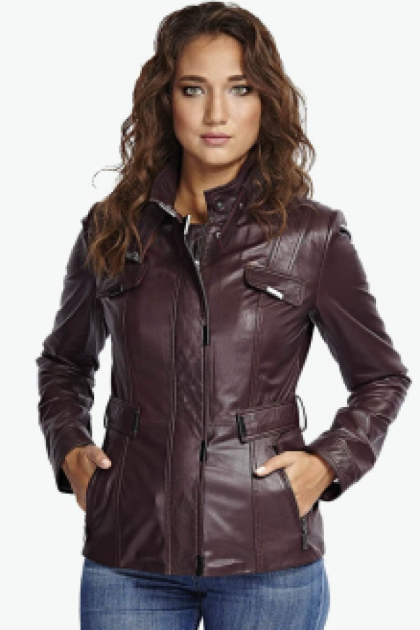 

Кожаная куртка женская Deriza 39-P662 красная L (доставка из-за рубежа), Красный, 39-P662