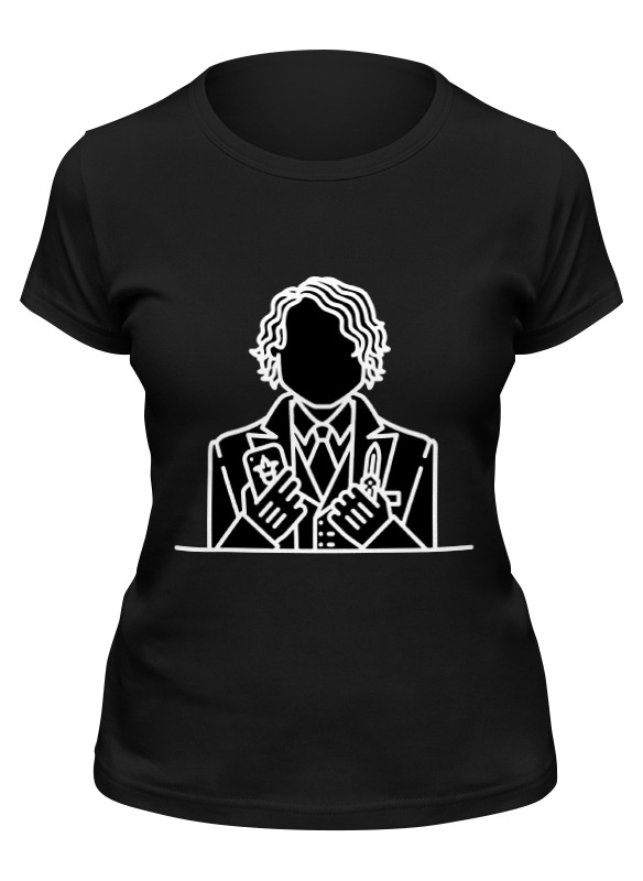 

Футболка женская Printio Джокер (joker) черная XL, Джокер (joker)