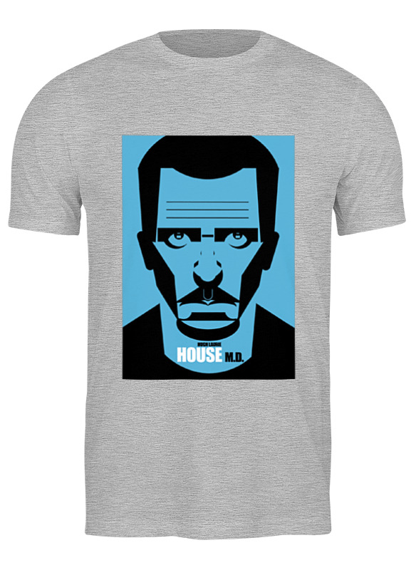 

Футболка мужская Printio Доктор хаус (house m.d.) серая XL, Серый, Доктор хаус (house m.d.)