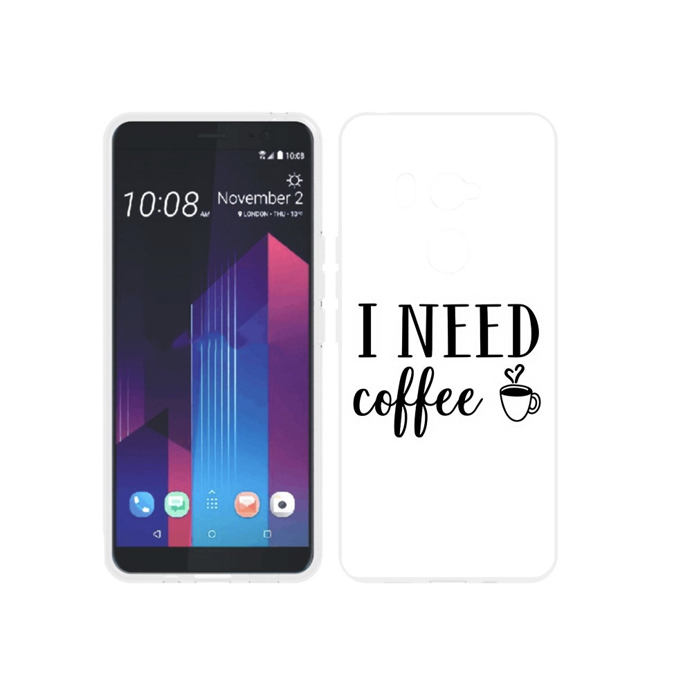 

Чехол MyPads Tocco для HTC U11 EYEs Мне нужен кофе, Прозрачный, Tocco