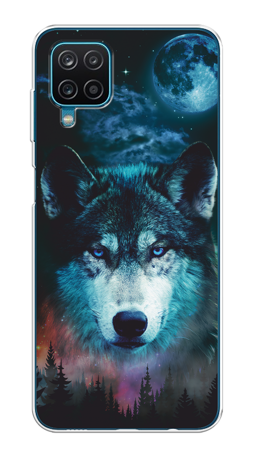 

Чехол на Samsung Galaxy A12/M12 "Лунный волк", Бирюзовый;розовый;синий, 2101650-1