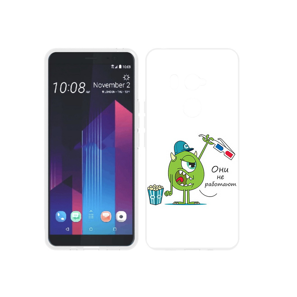 

Чехол MyPads Tocco для HTC U11 EYEs Очки не работают, Прозрачный, Tocco