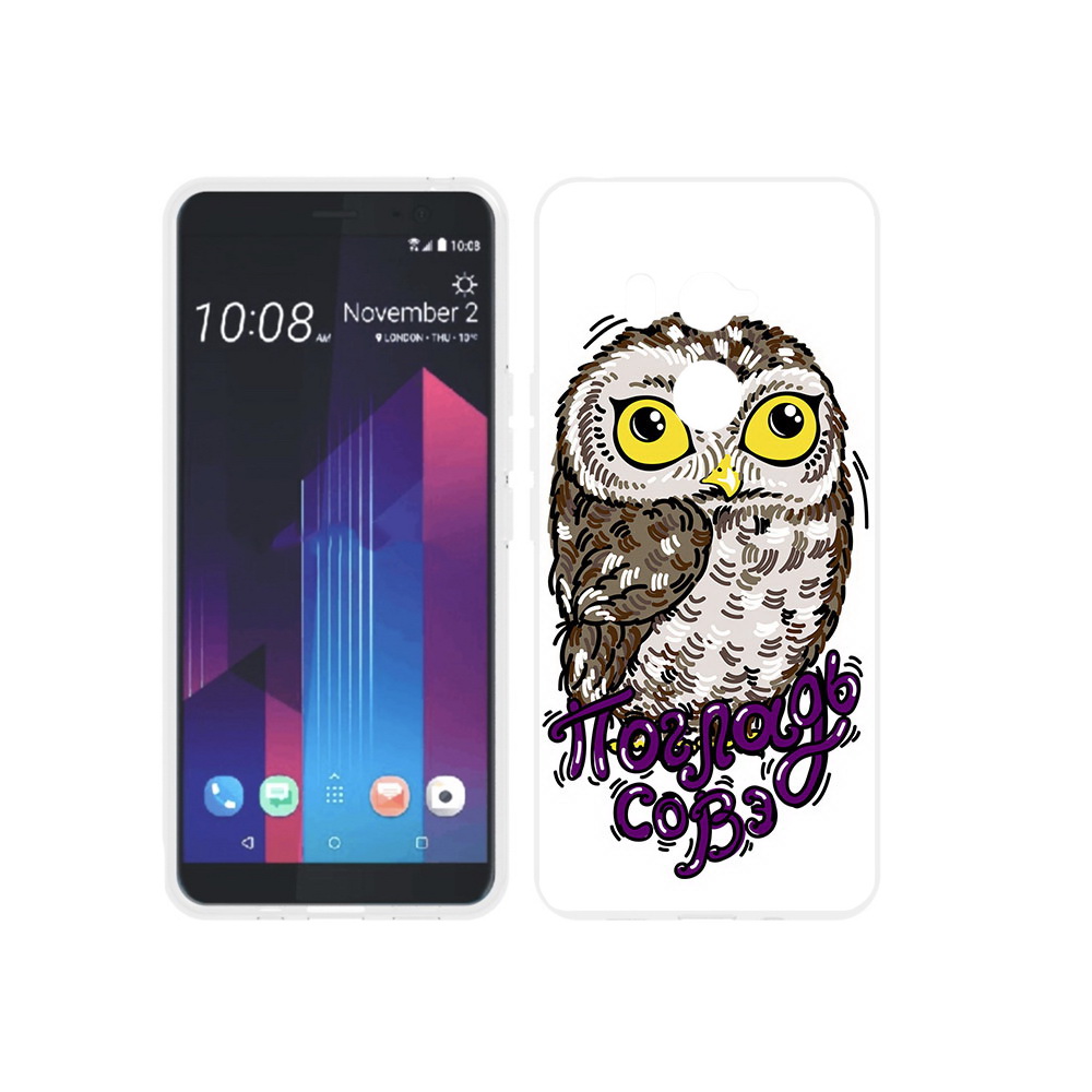 

Чехол MyPads Tocco для HTC U11 EYEs Погладь Совэ, Прозрачный, Tocco