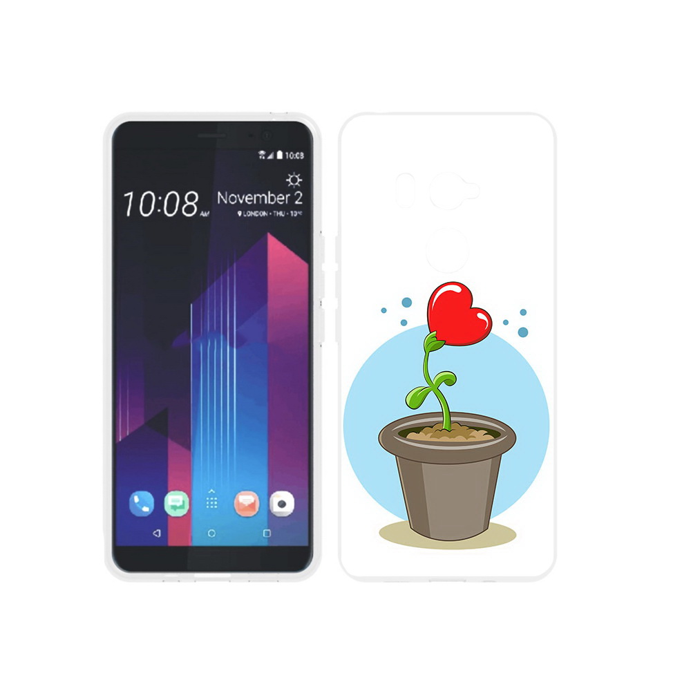 

Чехол MyPads Tocco для HTC U11 EYEs Растение любви 14 февраля, Прозрачный, Tocco