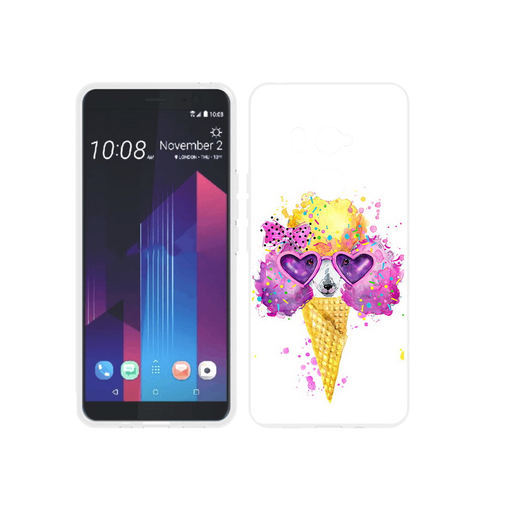 

Чехол MyPads Tocco для HTC U11 EYEs Рожок, Прозрачный, Tocco