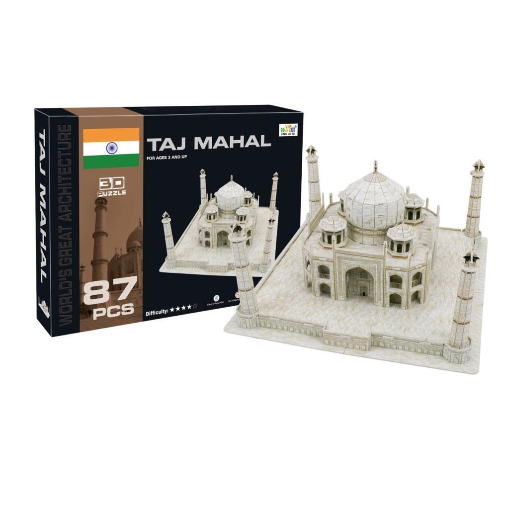 фото Пазл конструктор 3d taj mahal 87 деталей b101 ling le si