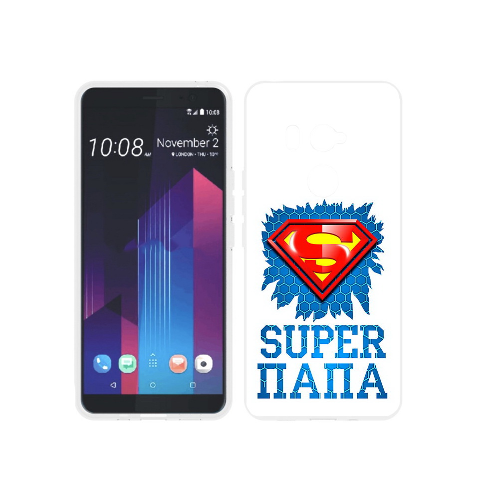 

Чехол MyPads Tocco для HTC U11 EYEs Супер Папа, Прозрачный, Tocco