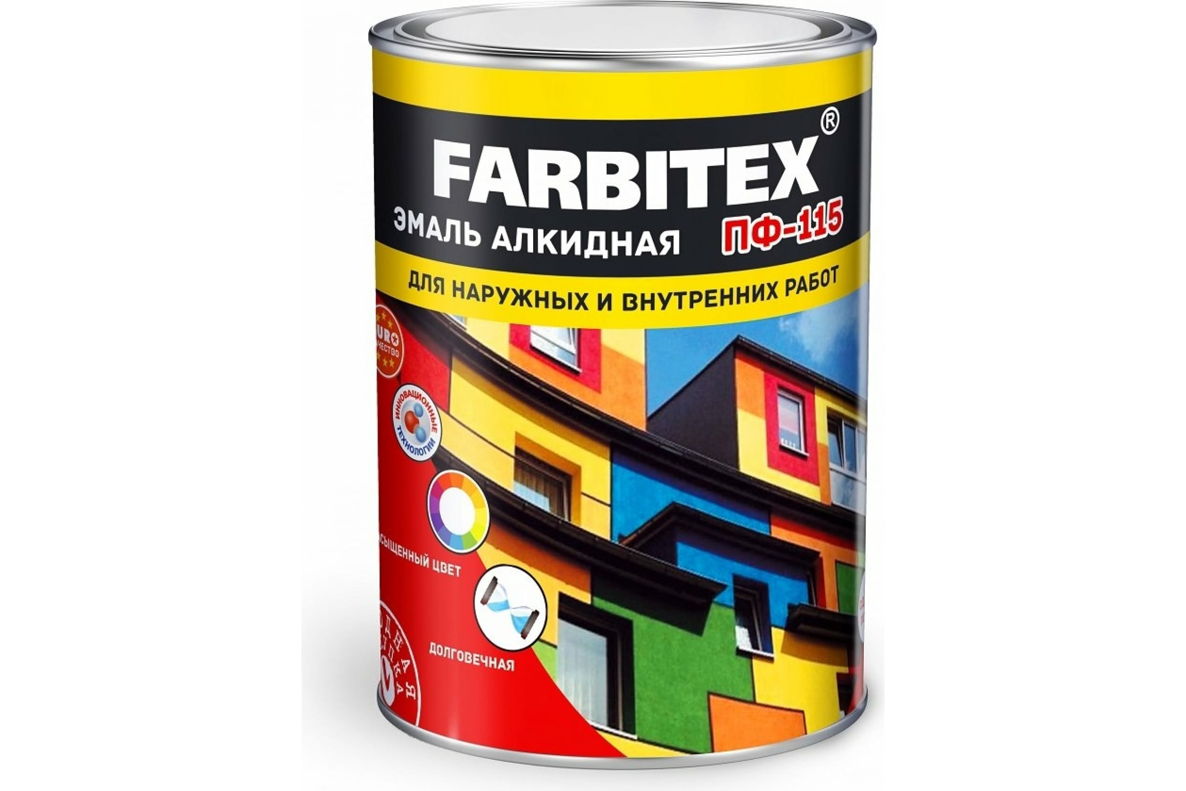 FARBITEX Эмаль алкидная ПФ-115 светло-серый (5.0 кг) 4300001658