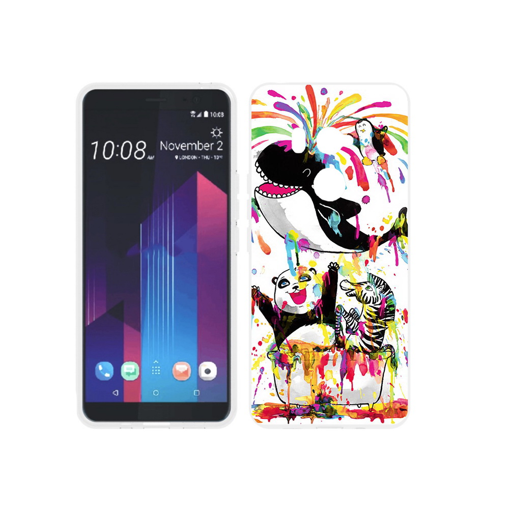 

Чехол MyPads Tocco для HTC U11 EYEs Хиппи кит, Прозрачный, Tocco