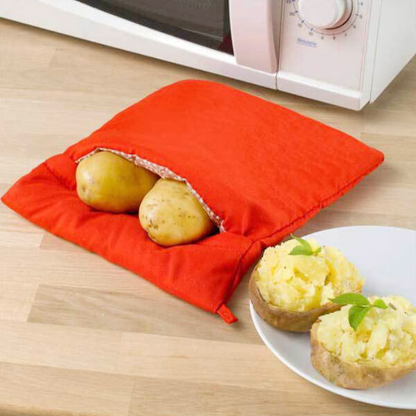 

Мешочек для запекания картофеля TND в микроволновой печи «Potato express», Красный