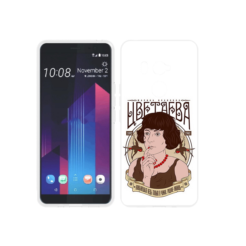 

Чехол MyPads Tocco для HTC U11 EYEs Цветаева, Прозрачный, Tocco
