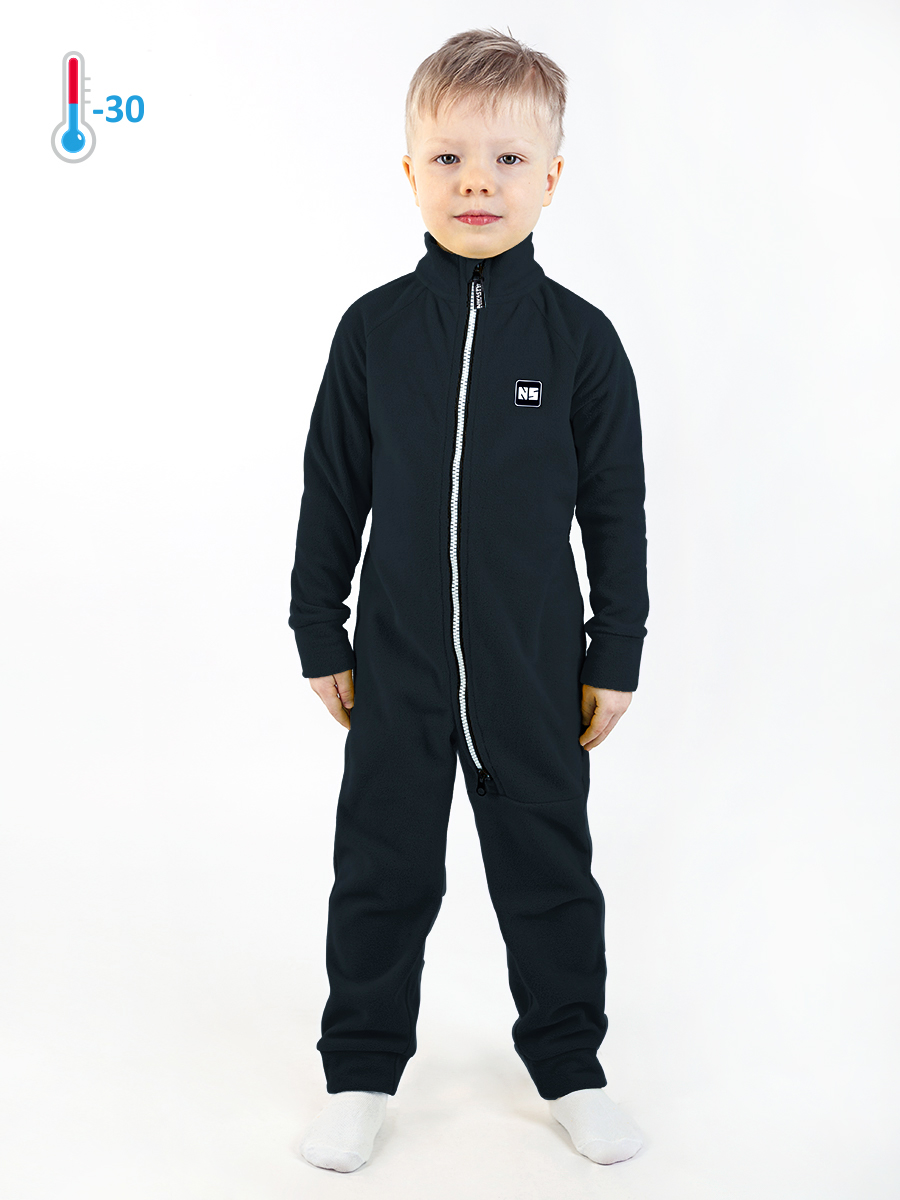 фото Комбинезон nikastyle 8т6221.2 цв. черный р. 110