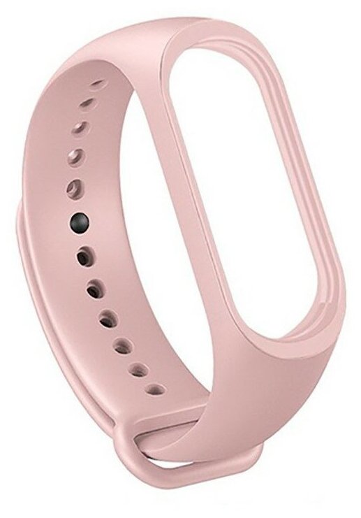 

Ремешок силиконовый для Xiaomi Mi Band 5 розовый лепесток, j-52