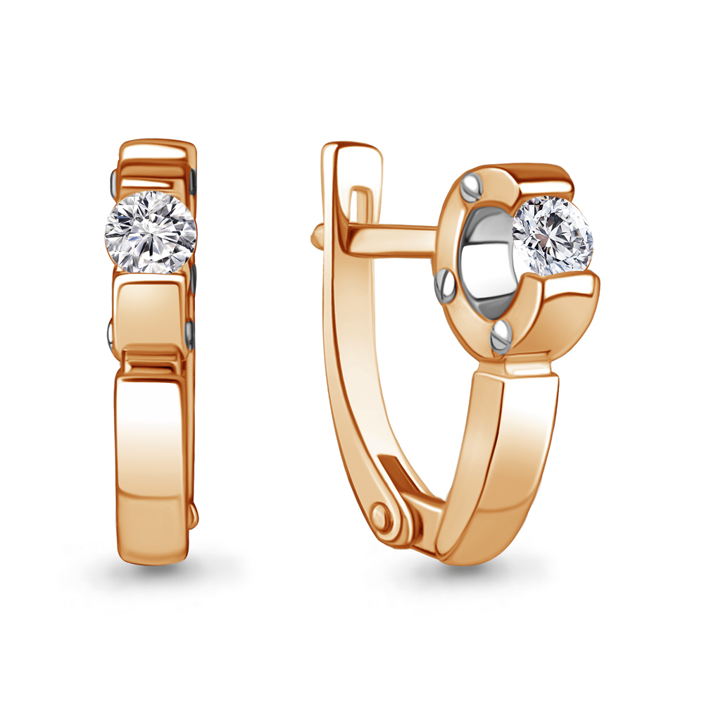 

Серьги из красного золота с бриллиантом Aquamarine Aquamarine 942865к_585_кз, 942865к_585_кз