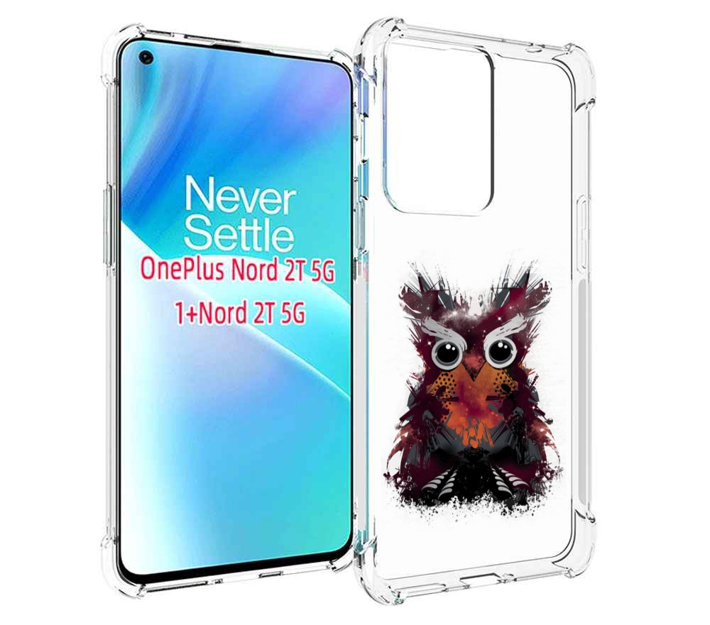 

Чехол MyPads Необычная сова для OnePlus Nord 2T, Прозрачный, Tocco