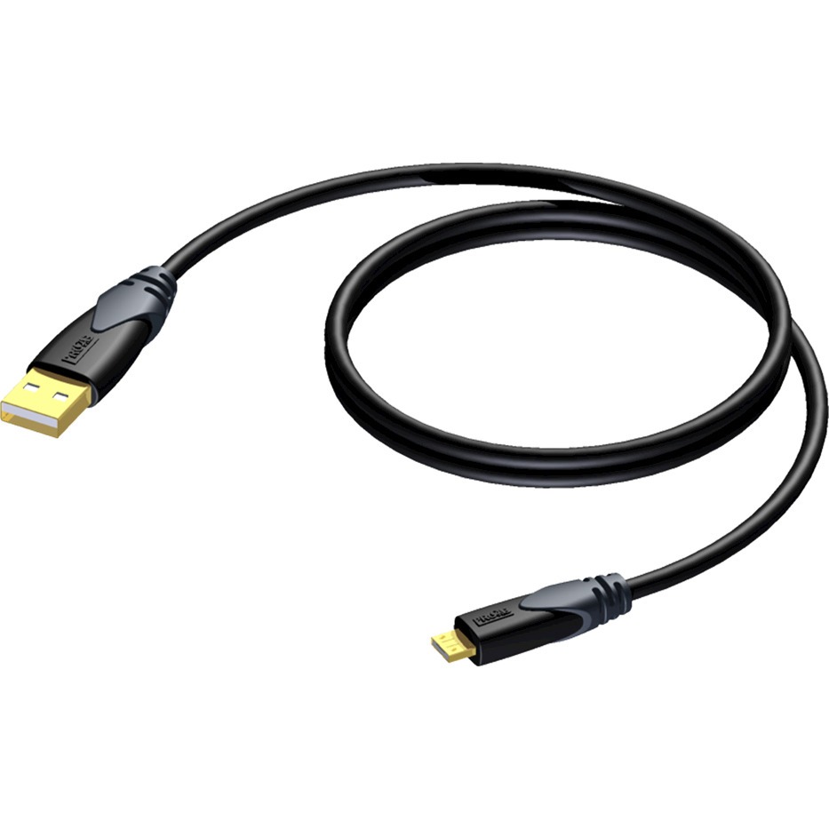 фото Кабель usb 2.0 тип a - b micro procab cld612/1.5 1.5m