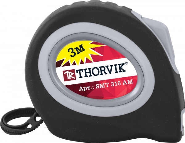 Рулетка 3 м х 16 мм SMT316AM Thorvik, 52390