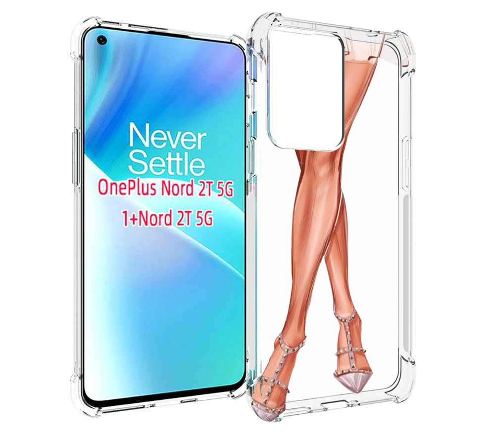 

Чехол MyPads Ножки для OnePlus Nord 2T, Прозрачный, Tocco