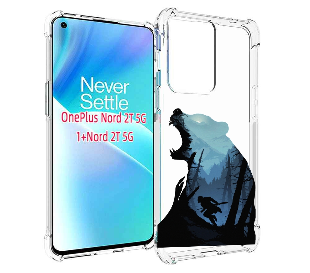 

Чехол MyPads Ночной-медведь для OnePlus Nord 2T, Прозрачный, Tocco