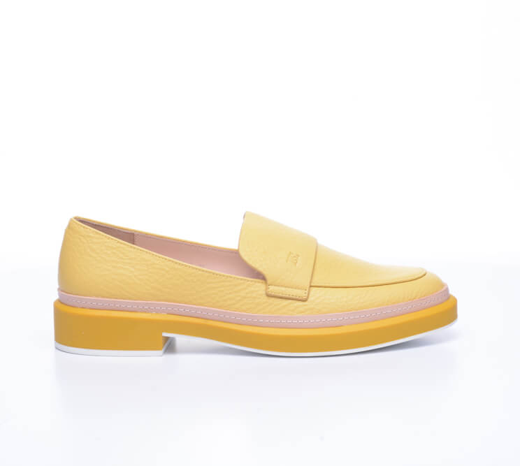 

Лоферы женские Basconi 70302B-YP желтые 35 RU, 70302B-YP