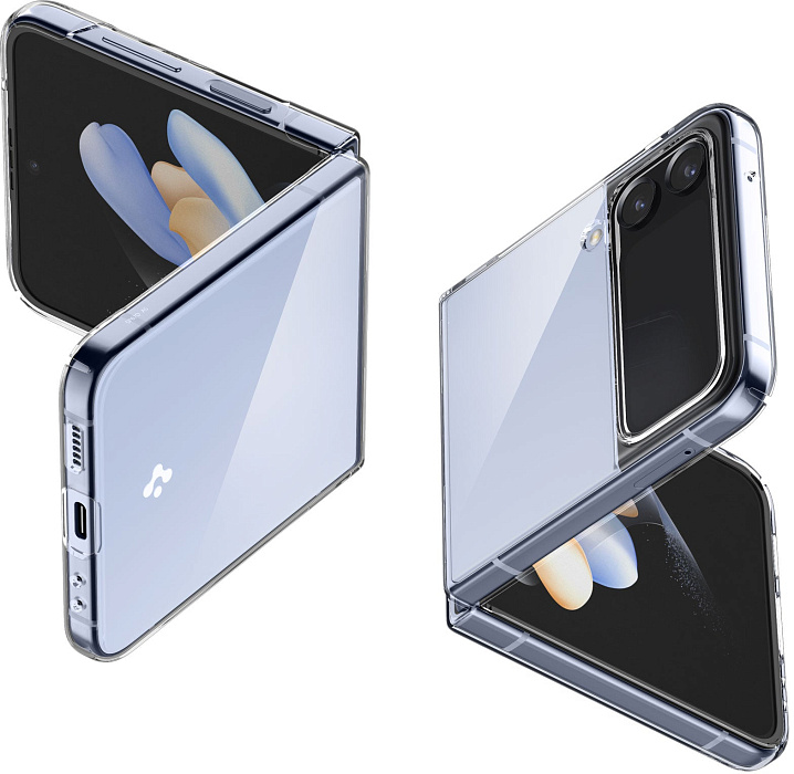

Чехол Spigen AirSkin (ACS05112) для Samsung Galaxy Z Flip 4 (Crystal Clear), Прозрачный
