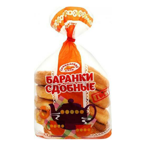

Баранки Слободской хлеб Сдобные 300 г