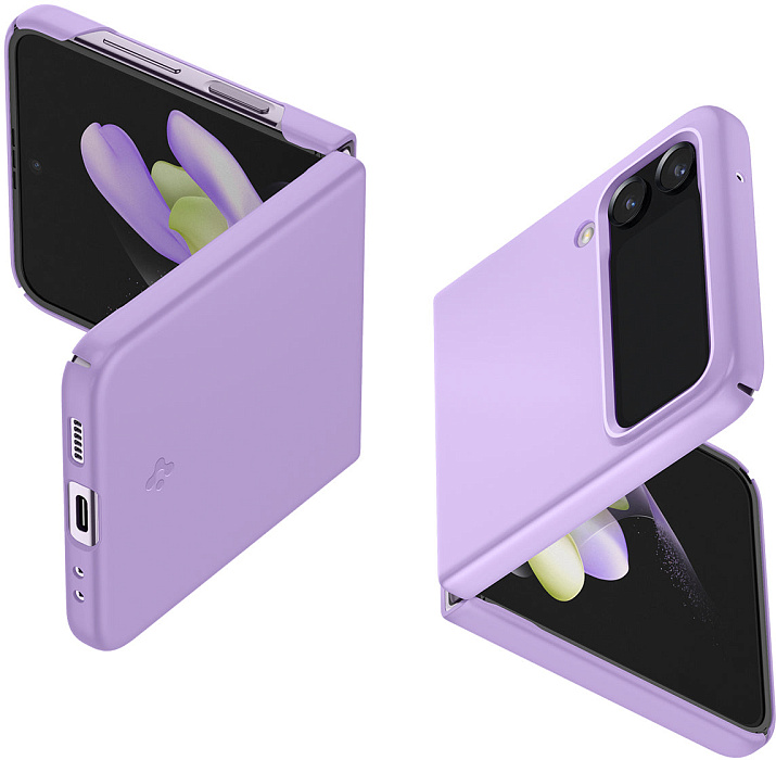 

Чехол Spigen AirSkin (ACS05173) для Samsung Galaxy Z Flip 4 (Rose Purple), Фиолетовый