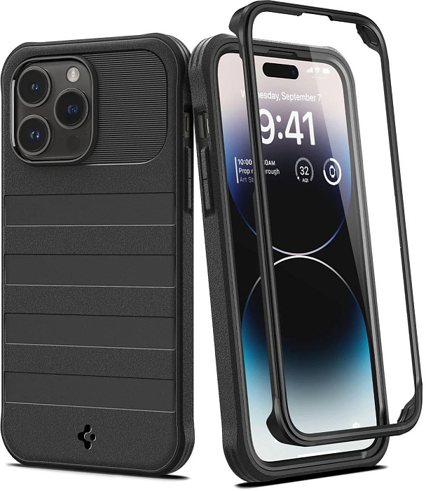 

Чехол Spigen Geo Armor 360 Mag (ACS04852) для iPhone 14 Pro Max (Black), Черный