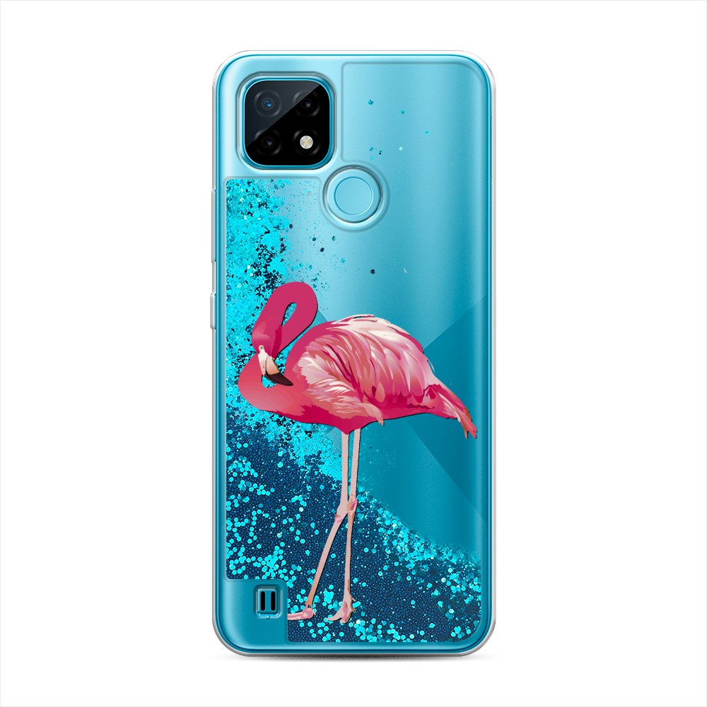 

Чехол Awog на Realme C21 "Застенчивый фламинго", Разноцветный, 254993-1