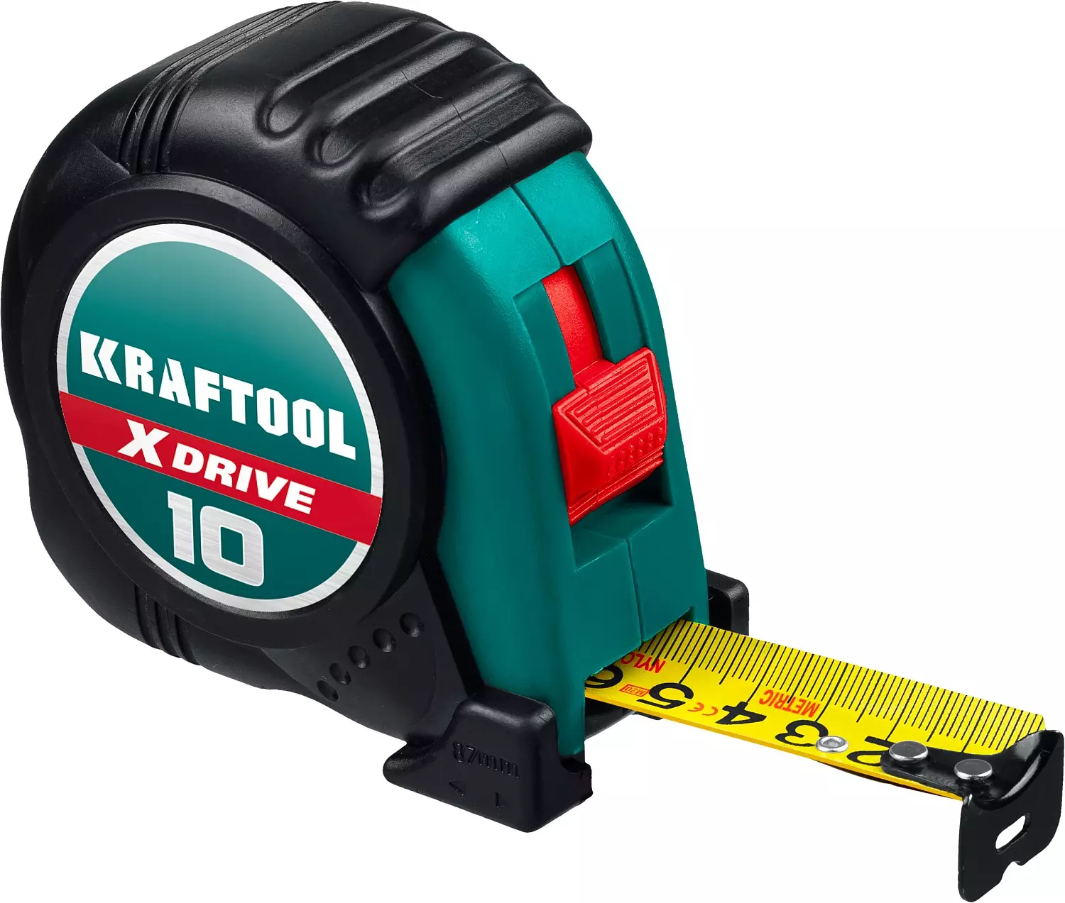 Рулетка KRAFTOOL X-Drive 10м х 25мм 34122-10 степлер kraftool