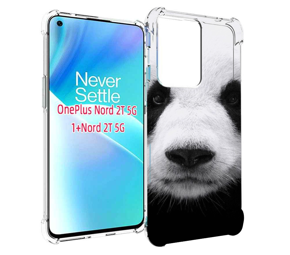 

Чехол MyPads Панда-портрет для OnePlus Nord 2T, Прозрачный, Tocco